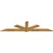 Ekena Millwork Kennewick Rough Sawn Timber Gable Bracket, Western Red Cedar, 108"W x 27"H x 2"D x 6"F, 6/12 Pitch GBW108X27X0206KEN00RWR - alternate 5